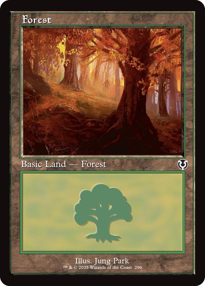 Forest 296 (Innistrad Remastered)  - Retro Foil