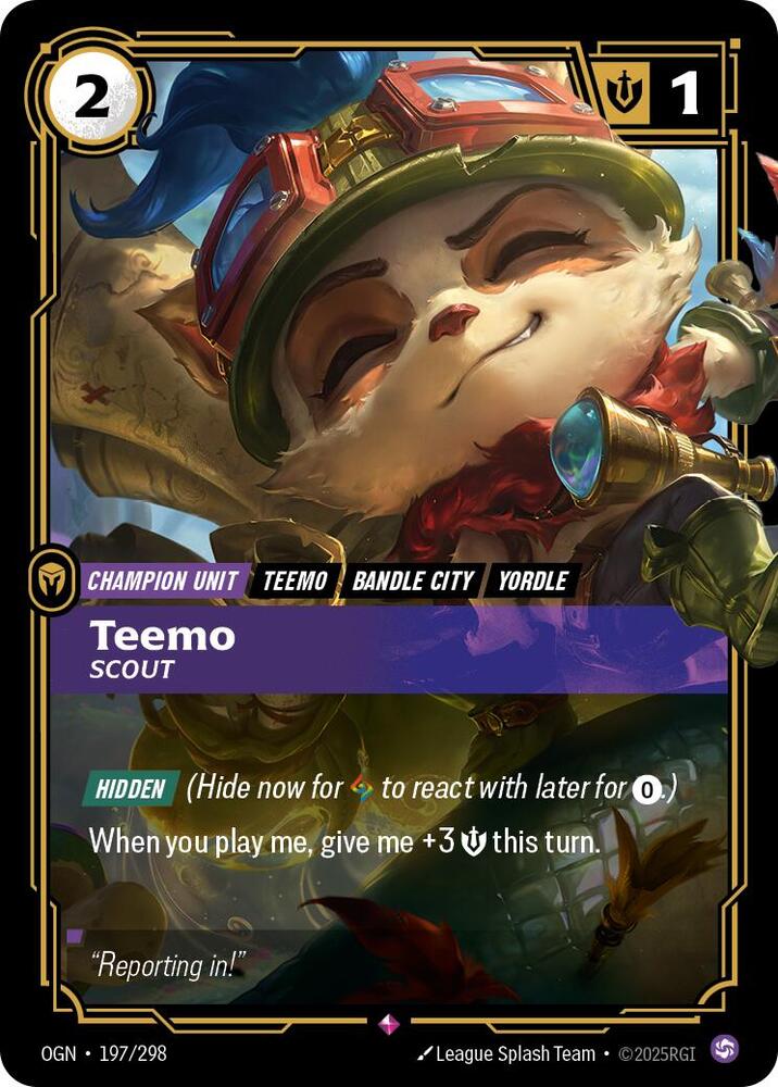 Teemo Scout (Origins)  - Foil