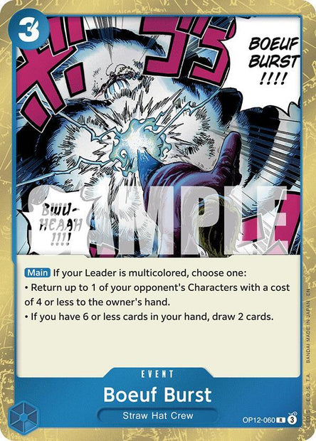 Boeuf Burst OP12-060 (Legacy of the Master)  - Foil