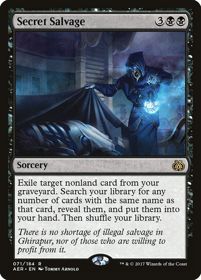 Secret Salvage 71/184 (Aether Revolt)  - Foil