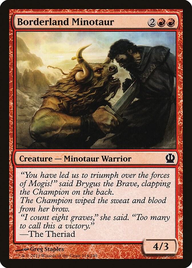 Borderland Minotaur 114/249 (Theros) 