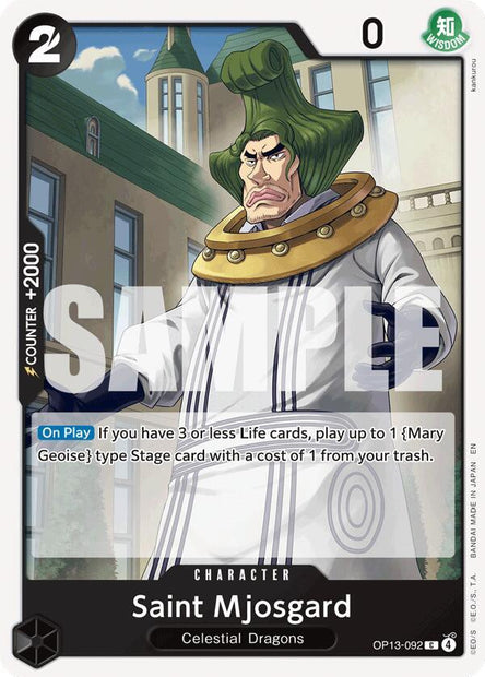 Saint Mjosgard OP13-092 (Carrying On His Will) 