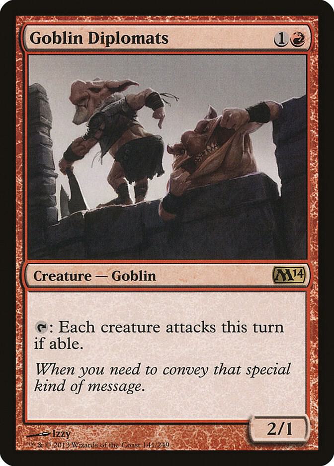 Goblin Diplomats 141 (Magic 2014 (M14)) 