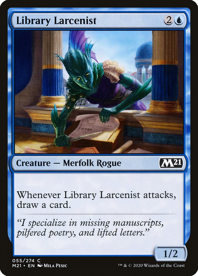 Library Larcenist 55 (Core Set 2021) 