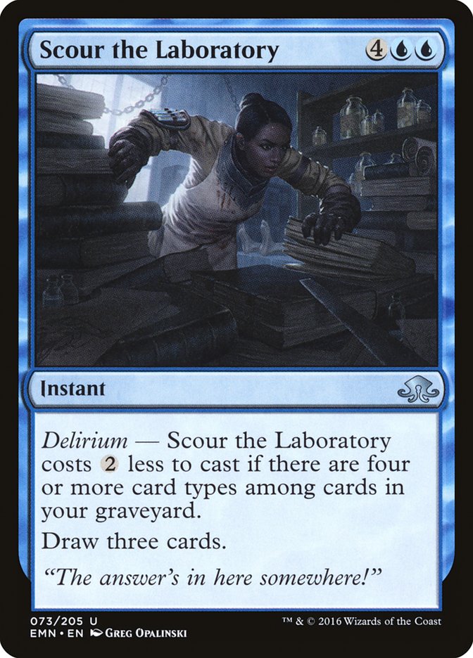Scour the Laboratory 73/205 (Eldritch Moon) 