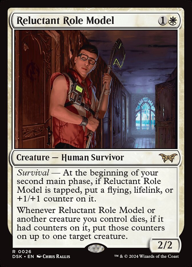 Reluctant Role Model 26 (Duskmourn: House of Horror)  - Foil