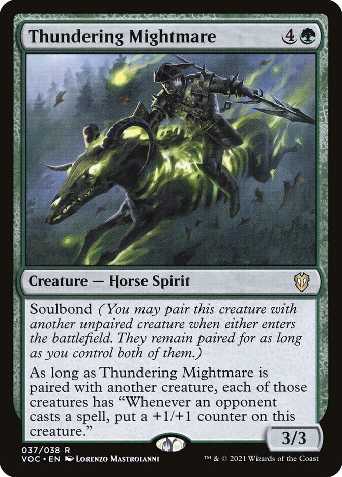 Thundering Mightmare 37/38 (Commander: Innistrad: Crimson Vow) 