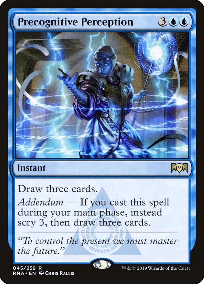 Precognitive Perception 45/259 (Ravnica Allegiance) 