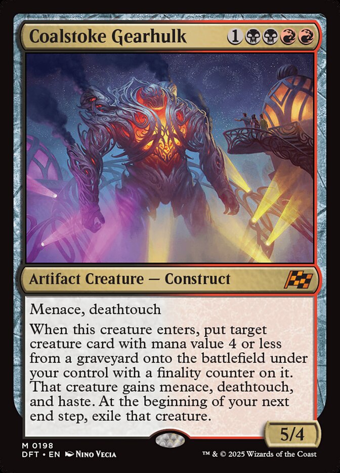 Coalstoke Gearhulk 198/291 (Aetherdrift)  - Foil