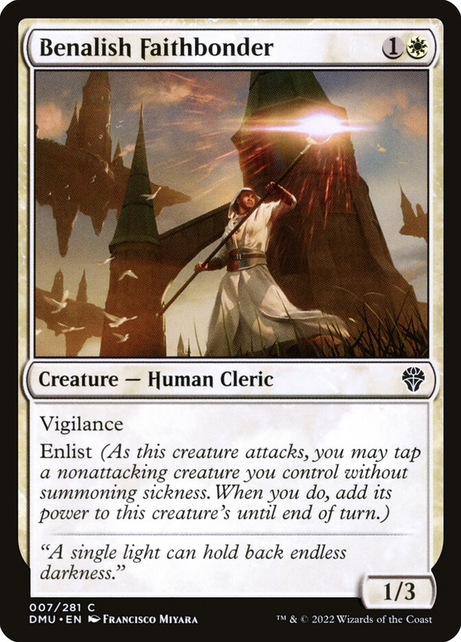 Benalish Faithbonder 7/281 (Dominaria United)  - Foil