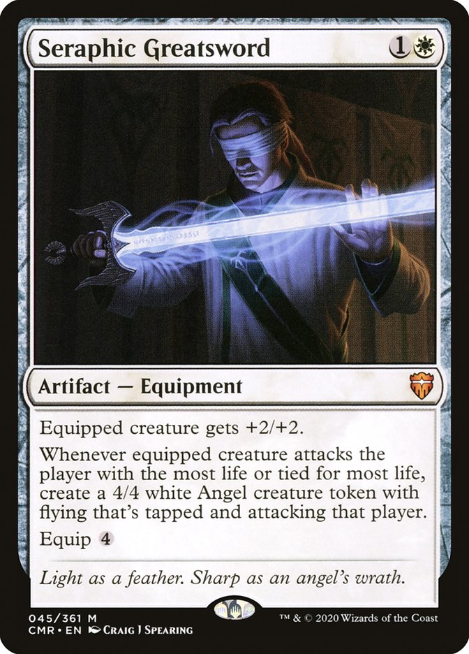 Seraphic Greatsword 45 (Commander Legends)  - Foil