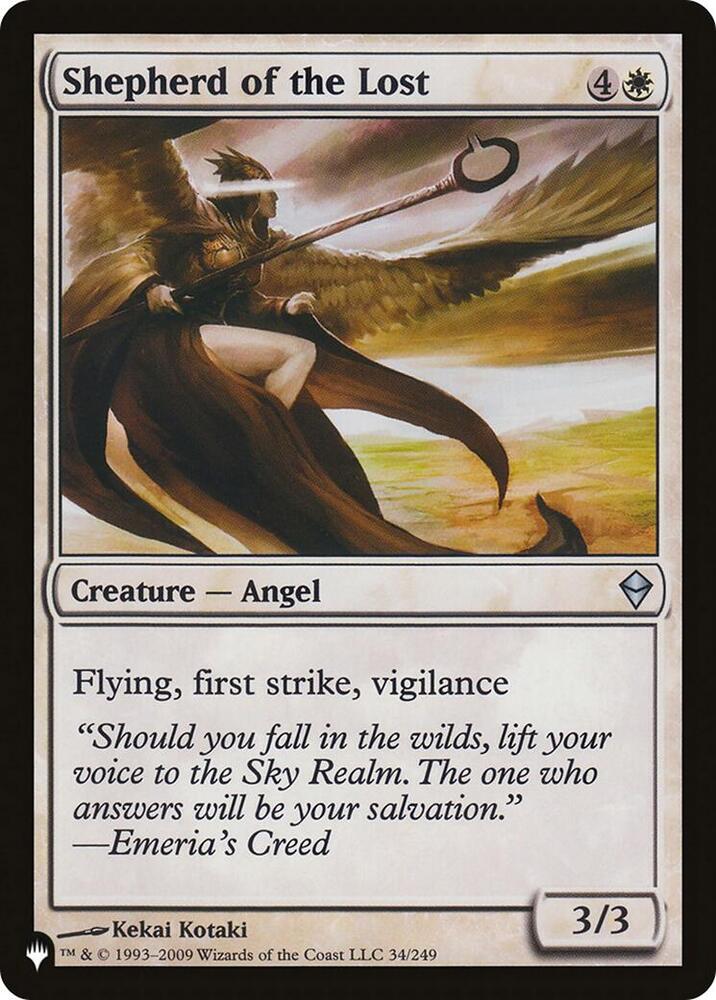 Shepherd of the Lost ZEN-34/5075 (The List Reprints) 