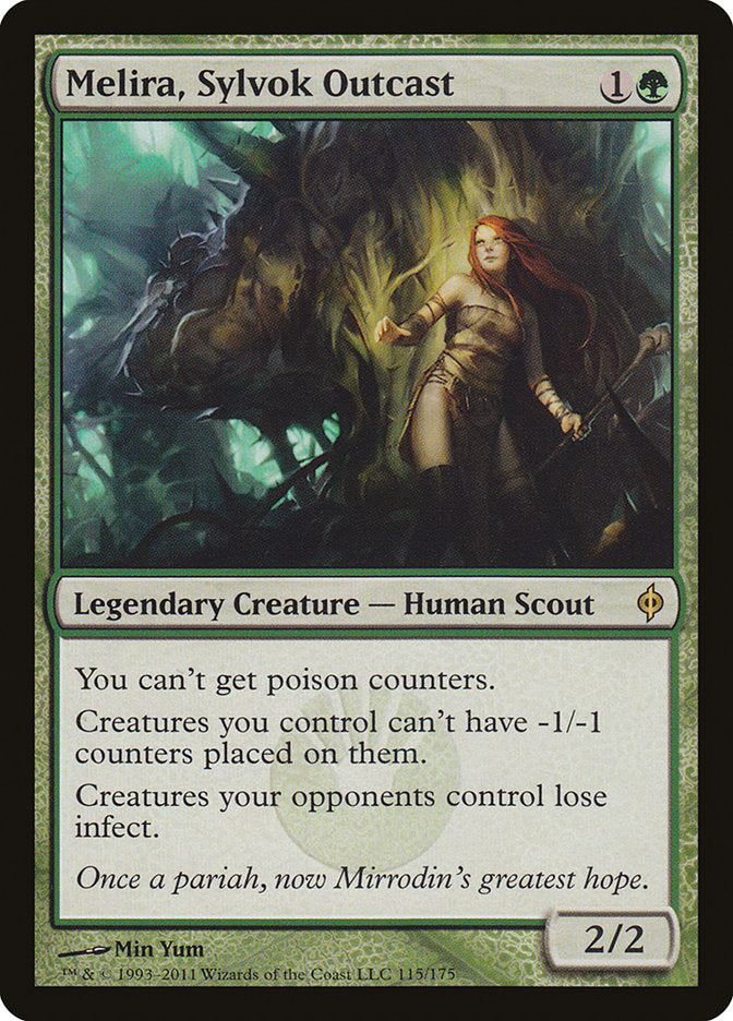 Melira Sylvok Outcast 115 (New Phyrexia) 