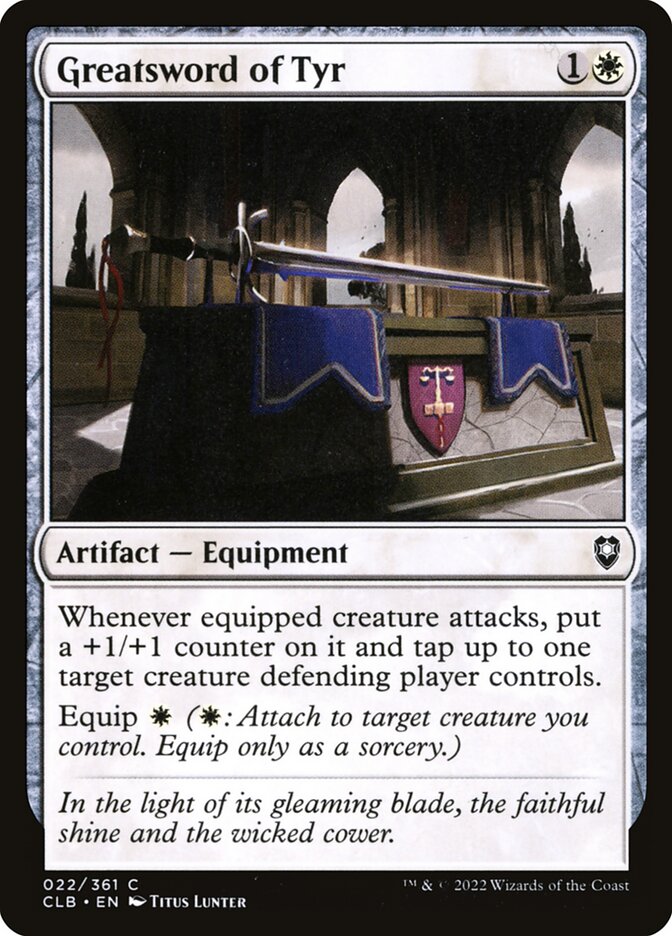 Greatsword of Tyr 22 (Commander Legends: Battle for Baldur's Gate) 