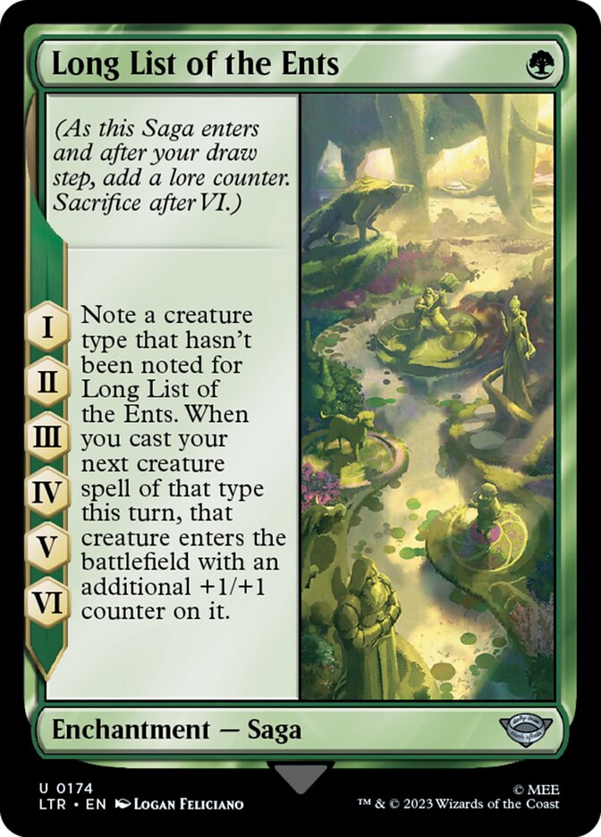 Long List of the Ents 174 (Universes Beyond: The Lord of the Rings: Tales of Middle-earth) 