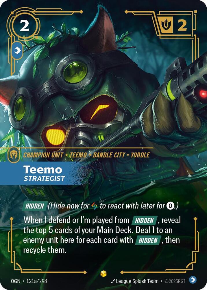 Teemo - Strategist 121a/298 (Origins)  - Foil