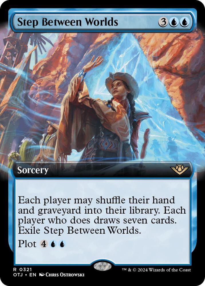 Step Between Worlds 321/286 (Outlaws of Thunder Junction)  - Extended Art Foil