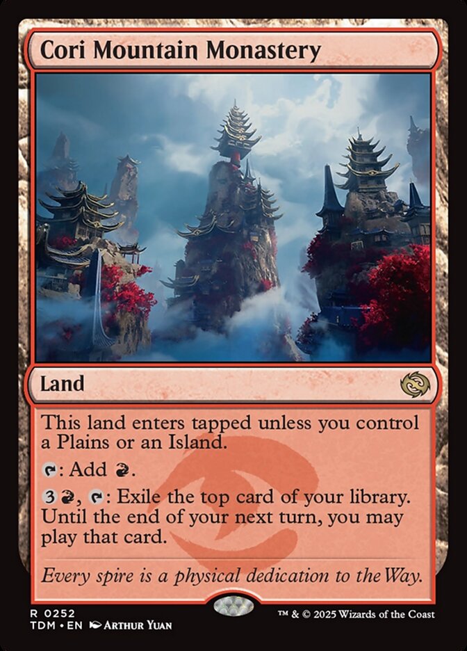 Cori Mountain Monastery 252 (Tarkir: Dragonstorm) 