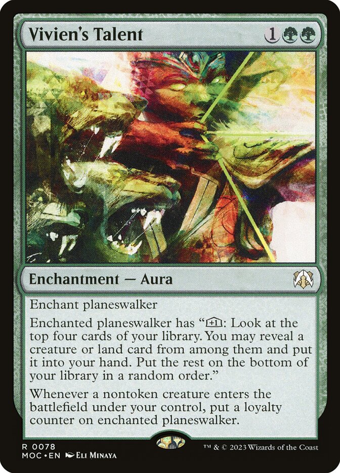 Vivien's Talent 78/444 (Commander: March of the Machine) 
