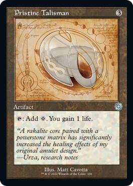 Pristine Talisman Schematic 106/63 (The Brothers' War: Retro Frame Artifacts)  - Foil