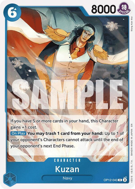 Kuzan OP12-043 (Legacy of the Master)  - Foil