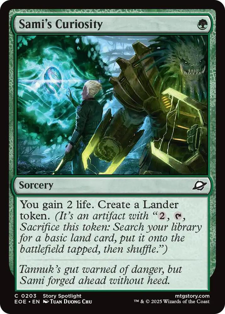 Sami's Curiosity 203/276 (Edge of Eternities)  - Foil