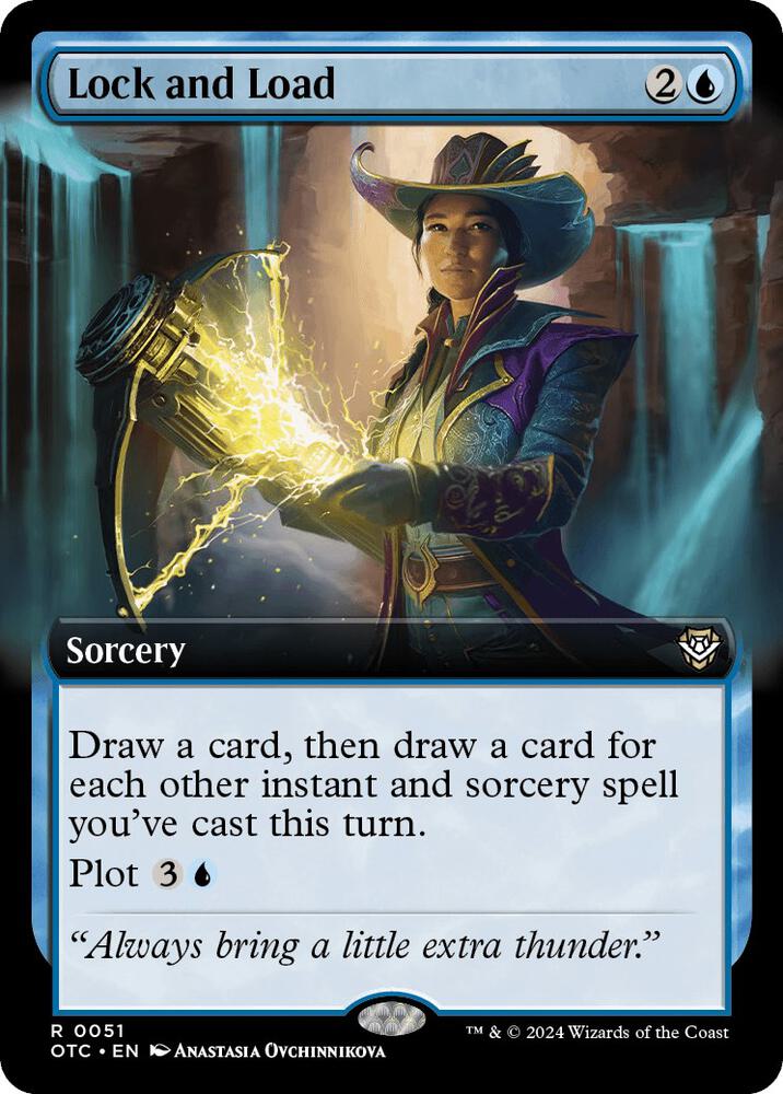 Lock and Load 51/342 (Commander: Outlaws of Thunder Junction)  - Extended Art