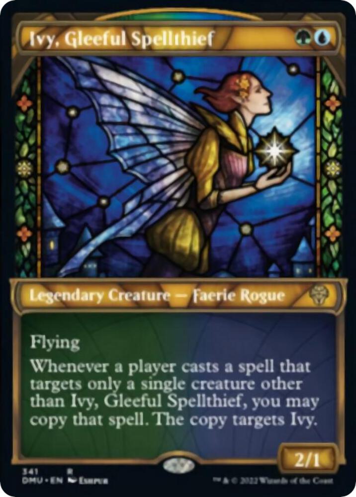 Ivy Gleeful Spellthief Textured Foil 341/281 (Dominaria United)  - Foil