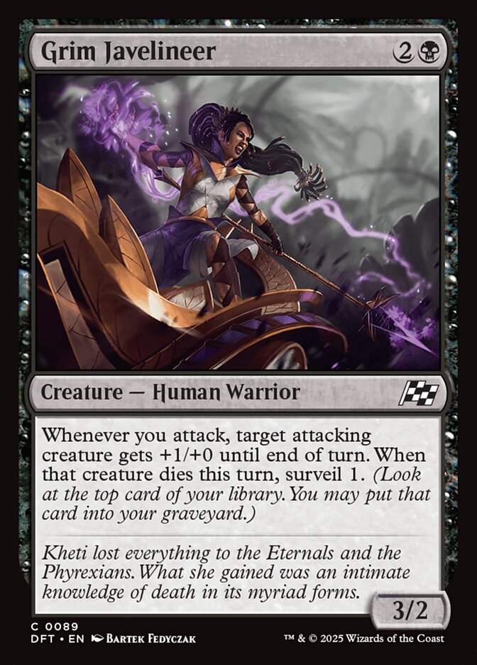 Grim Javelineer 89/291 (Aetherdrift) 