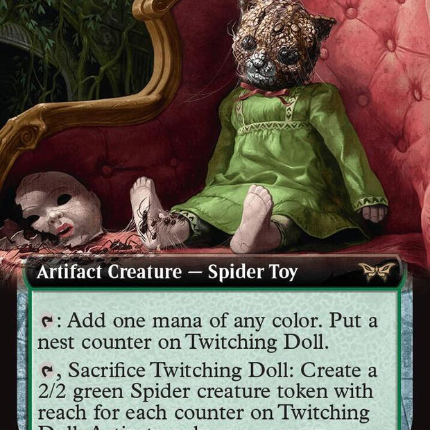 Twitching Doll 384 (Duskmourn: House of Horror)  - Extended Art