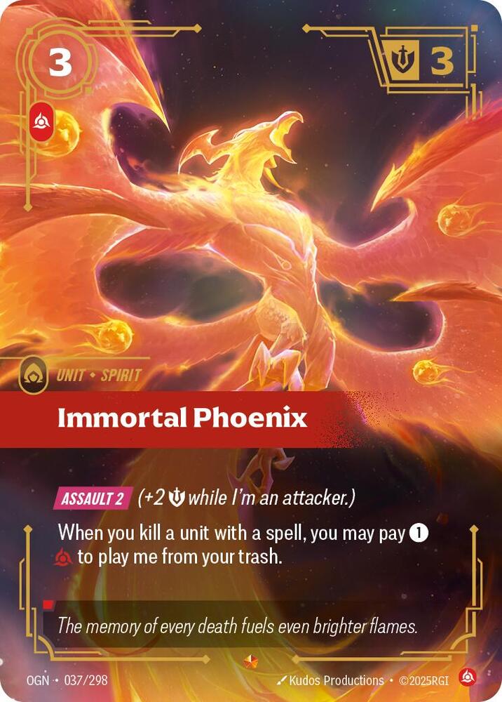 Immortal Phoenix 037/298 (Origins)  - Foil