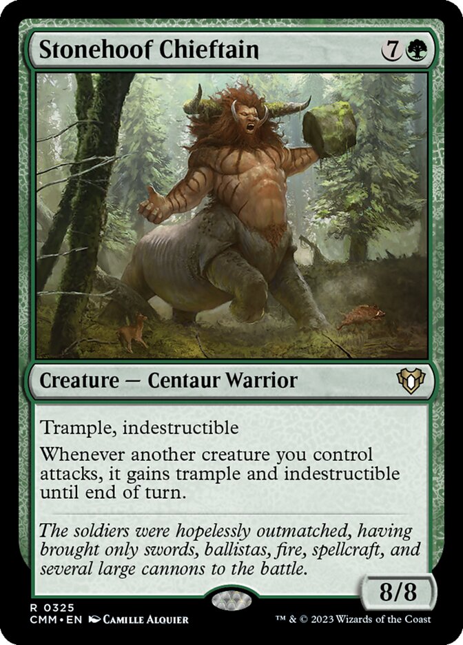 Stonehoof Chieftain 325/451 (Commander Masters) 