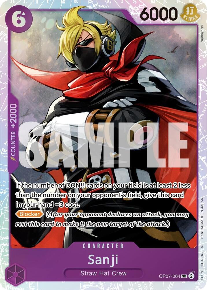 Sanji OP07-064 (500 Years in the Future)  - Foil