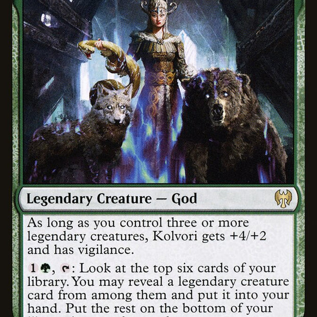Kolvori, God of Kinship //  The Ringhart Crest 181 (Kaldheim)  - Foil