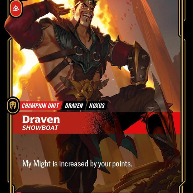 Draven - Showboat 028/298 (Origins)  - Foil