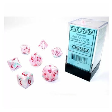 CHX 27539 Festive Polyhedral Pop Art™/red 7-Die set
