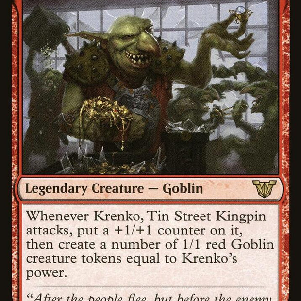 Krenko, Tin Street Kingpin 107/38 (Commander: Kamigawa: Neon Dynasty) 