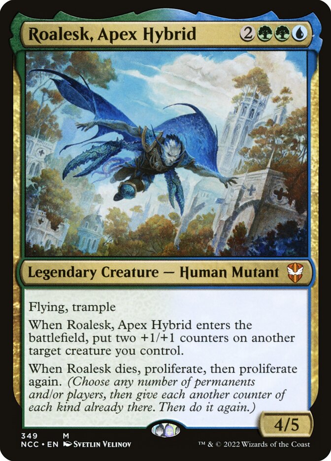 Roalesk, Apex Hybrid 349/93 (Commander: Streets of New Capenna) 