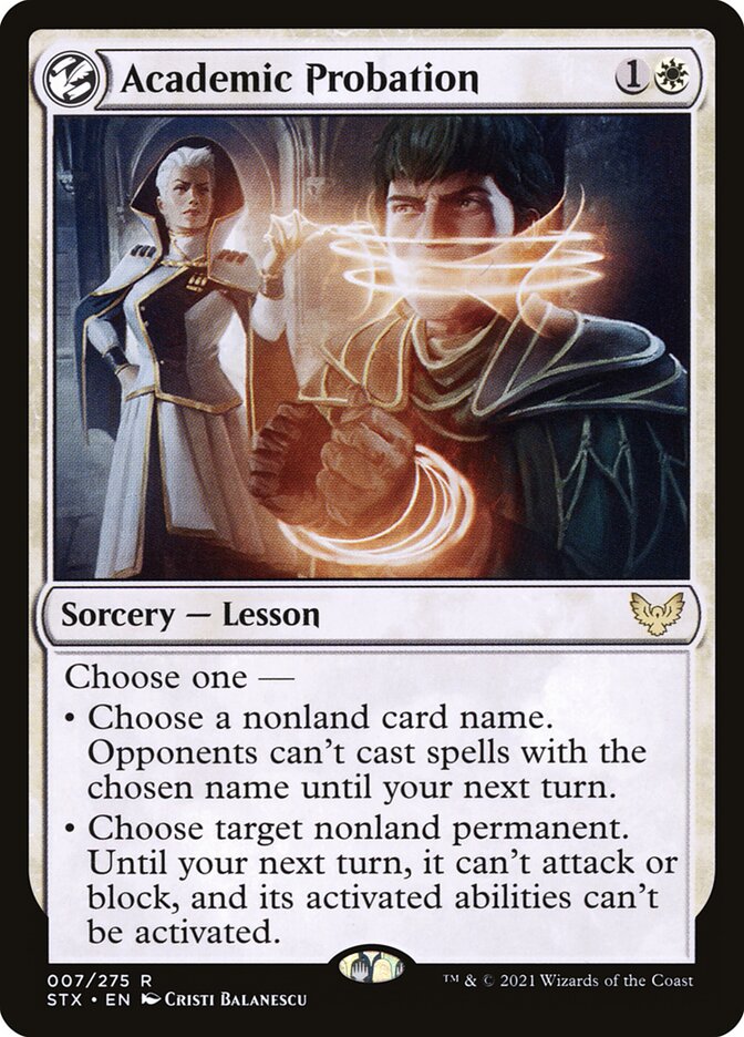 Academic Probation 7 (Strixhaven: School of Mages) 