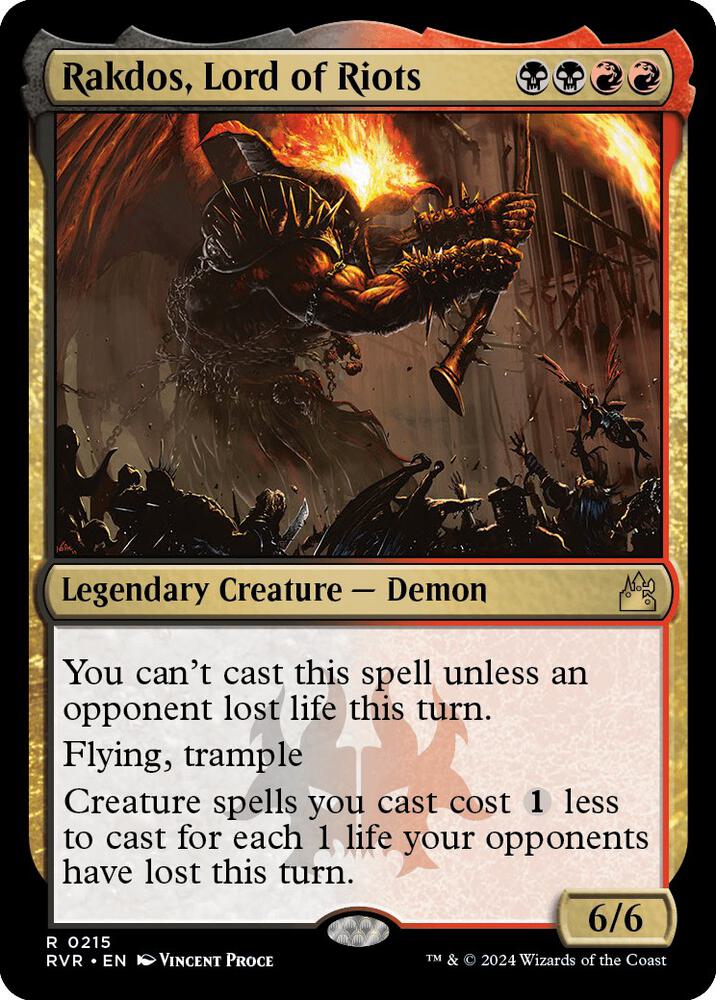 Rakdos, Lord of Riots 215 (Ravnica Remastered) 