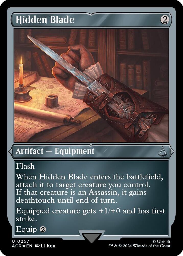 Hidden Blade 257 (Universes Beyond: Assassin's Creed)  - Etched Foil