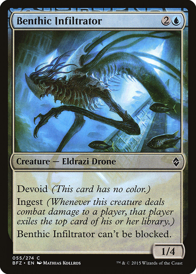 Benthic Infiltrator 55/274 (Battle for Zendikar) 