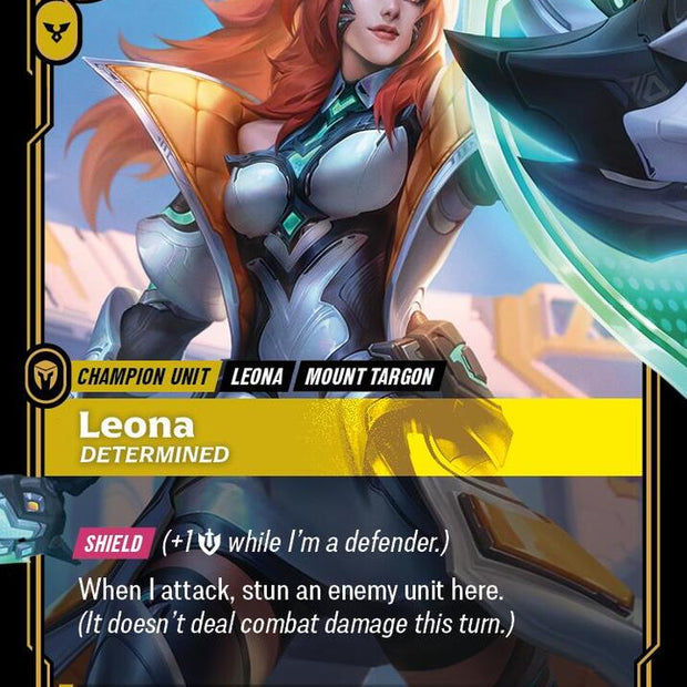 Leona Determined Alternate Art (Origins)  - Foil