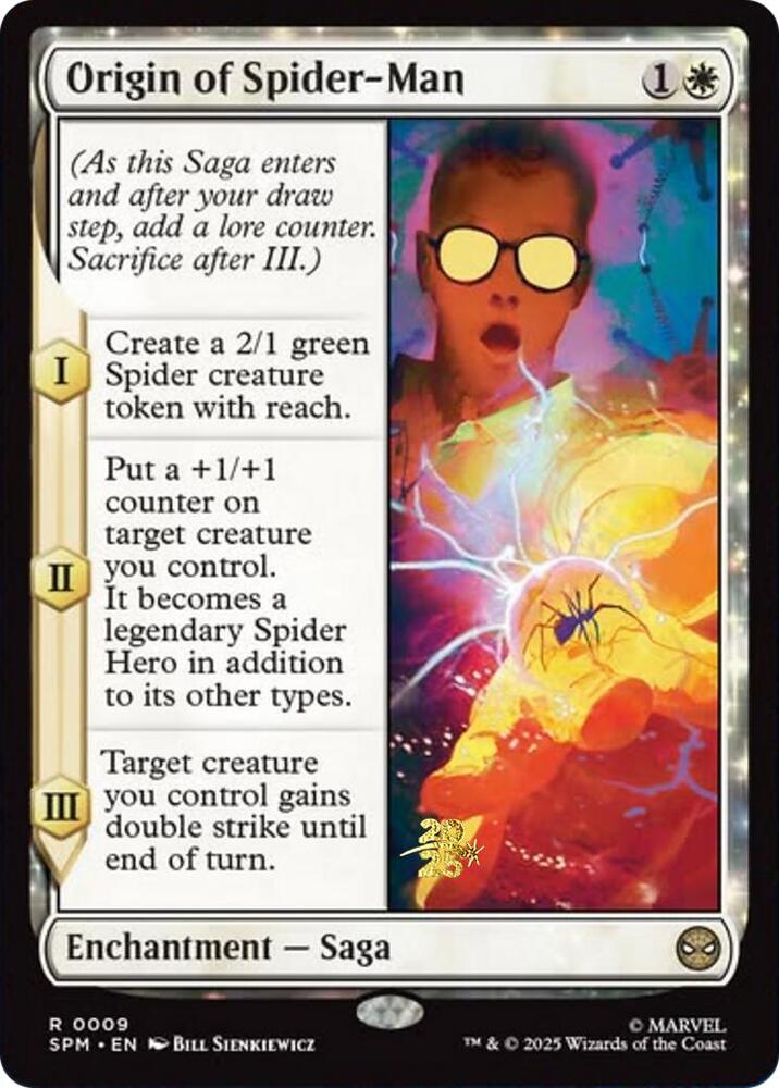 Origin of Spider Man 9s/73 (Prerelease Cards)  - Foil