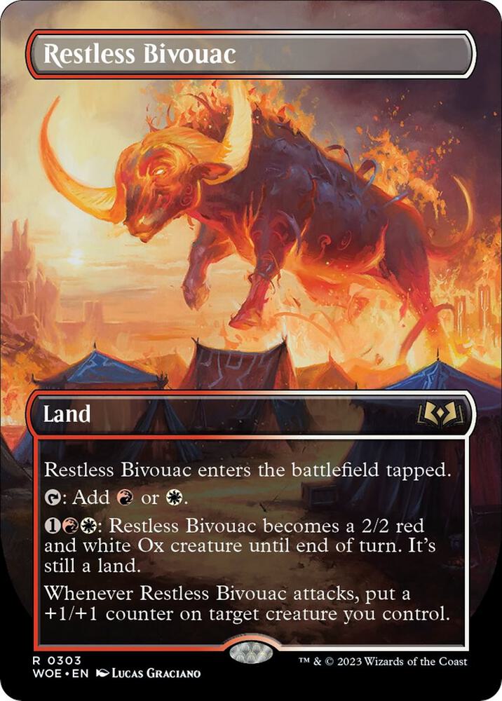 Restless Bivouac 303/276 (Wilds of Eldraine)  - Borderless
