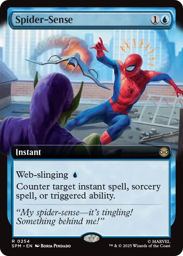Spider-Sense 254/198 (Marvel's Spider-Man)  - Extended Art