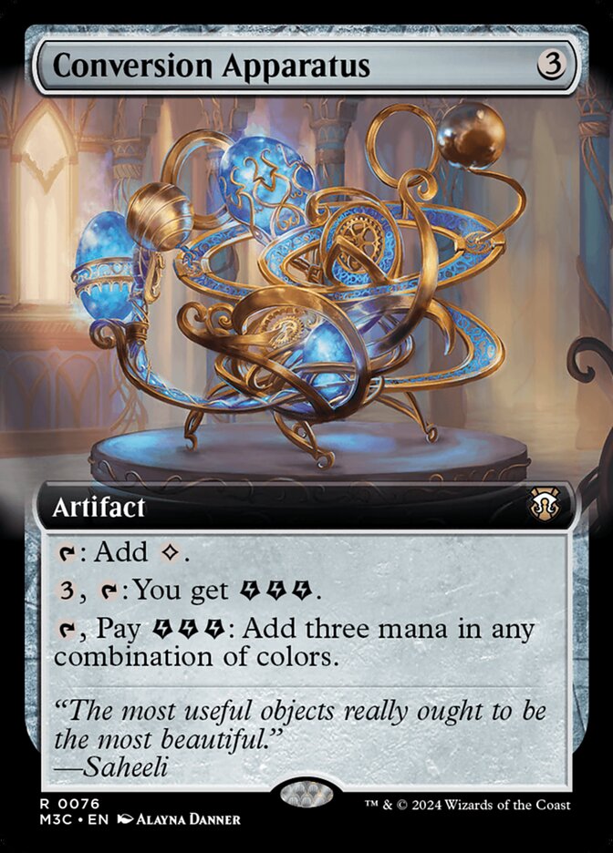 Conversion Apparatus 76/411 (Commander: Modern Horizons 3)  - Extended Art