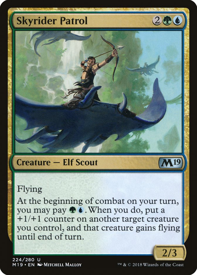 Skyrider Patrol 224/280 (Core Set 2019) 