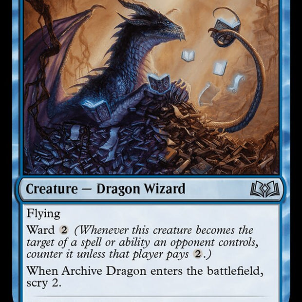 Archive Dragon (Wilds of Eldraine)  - undefined