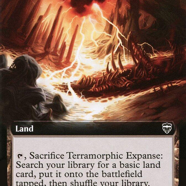 Terramorphic Expanse 712 (Commander Legends)  - Extended Art